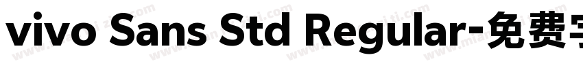 vivo Sans Std Regular字体转换